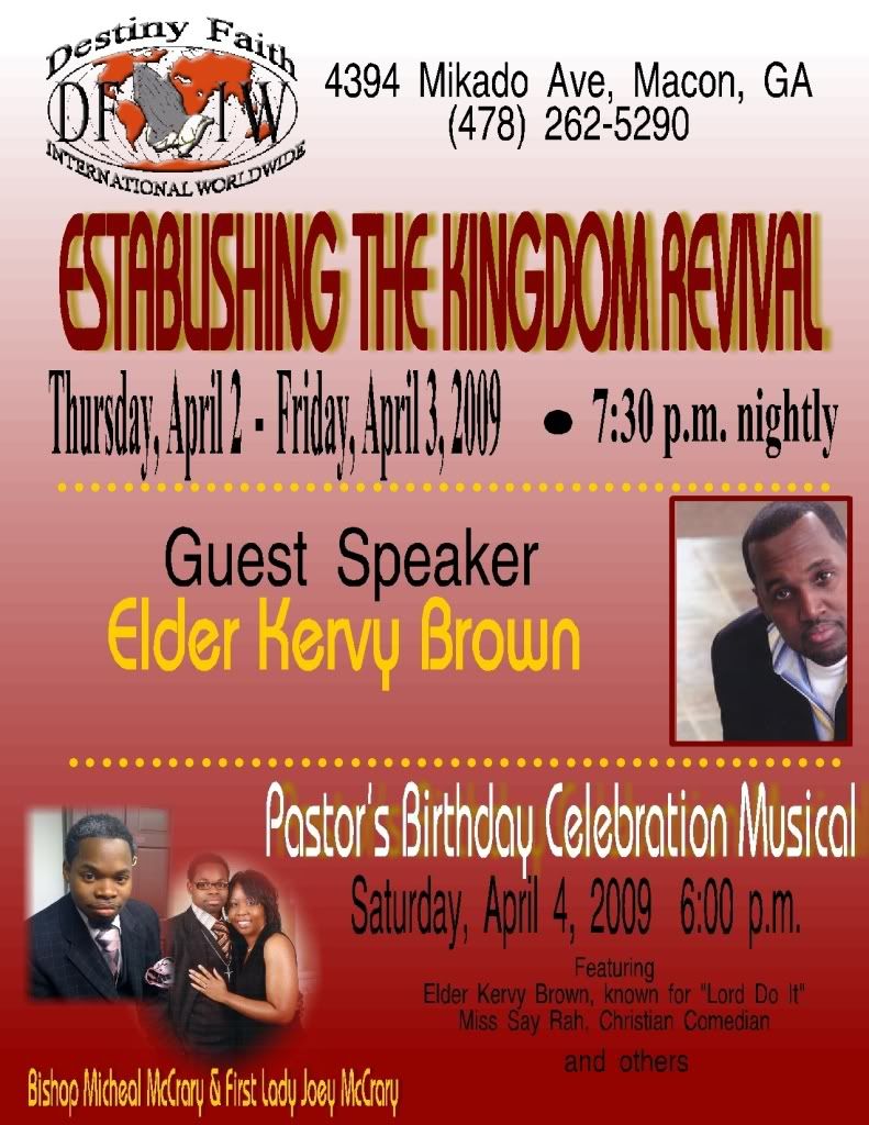 &quot;Establishing the Kingdom Revival 2009&quot;