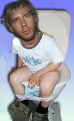Cliffy goes like a big boy! mmm hmmm