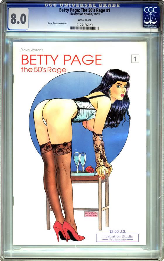 Steve Worons - Betty Page the 50s Rage (1a) comic book.