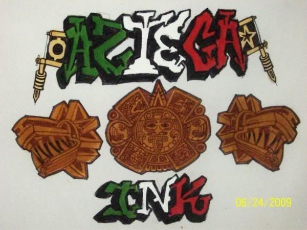 tattoo aztecas. azteca ink tattoo